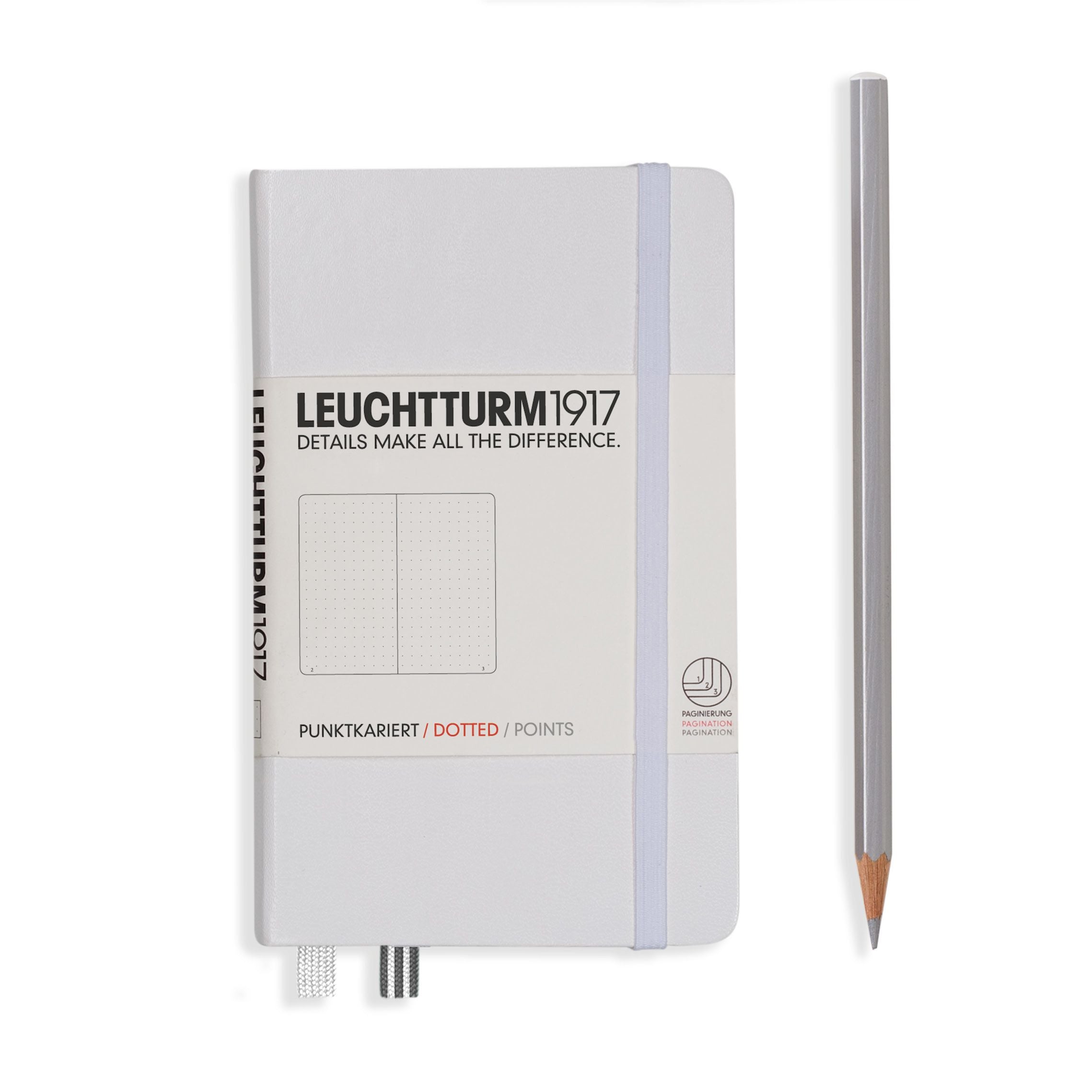 Leuchtturm1917 A6 Pocket Hardcover Dotted Notebook - Black