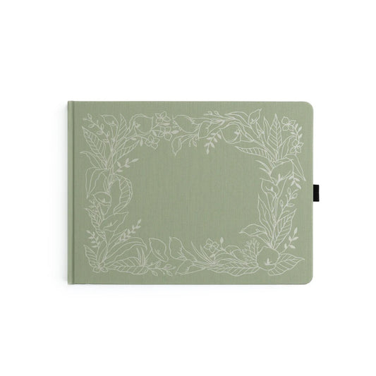 Lovely Lilies - Heirloom Notebook - Lettersize in Blank Pages