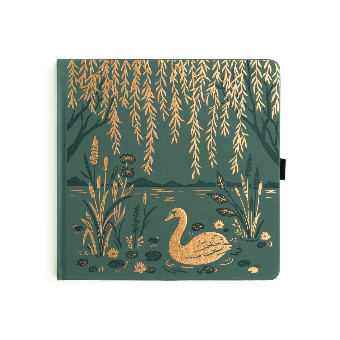 8X8 Swan Pond - Square Dot Grid Notebook