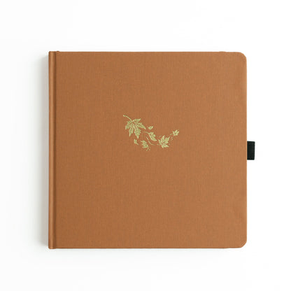 8x8 Swirling Leaves - Notebook