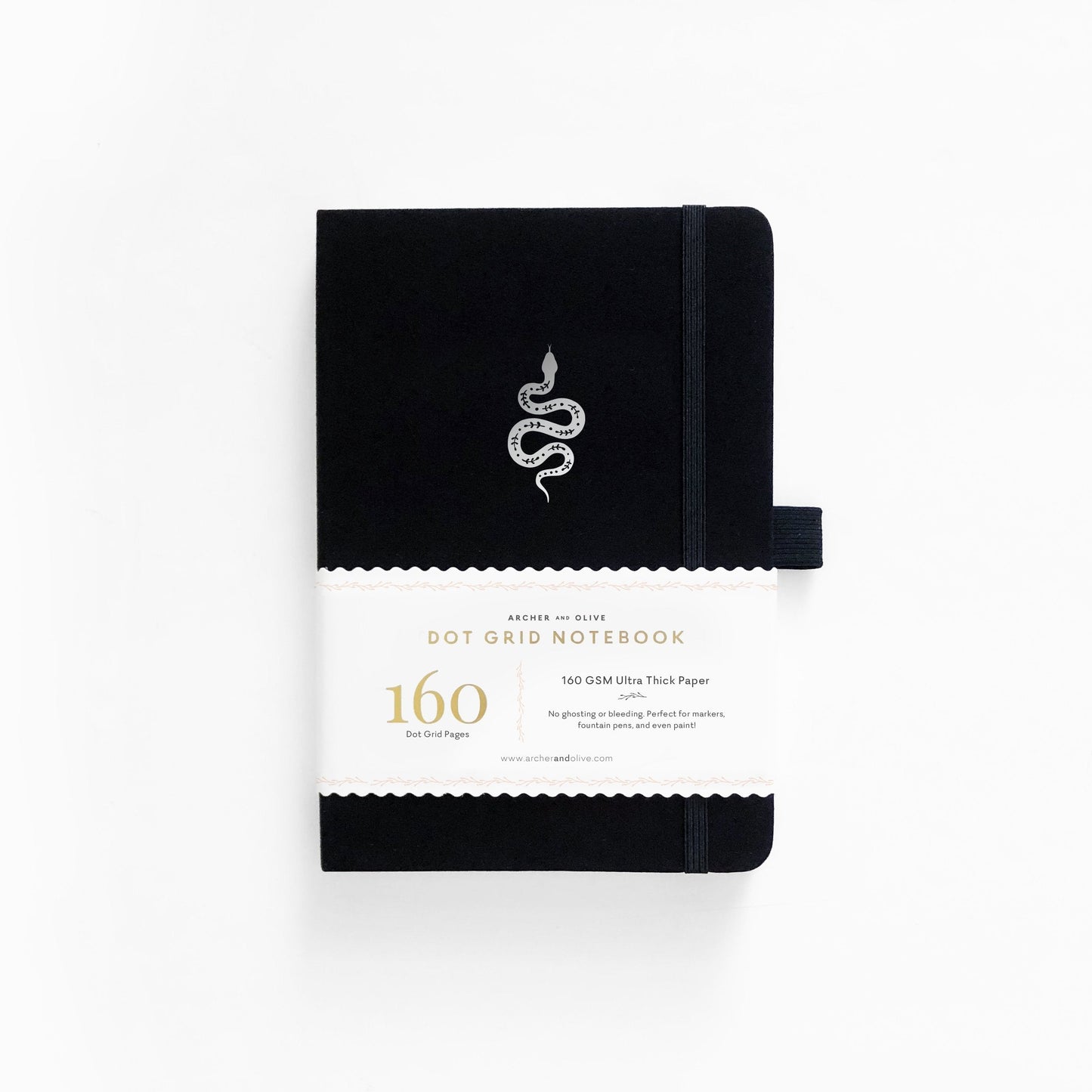 A5 Garden Slither - White Dot Grid Notebook